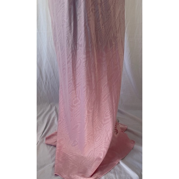 90’s Vintage Monochrome Prink Pale Punk Maxi Slip Nightgown - Picture 6 of 13
